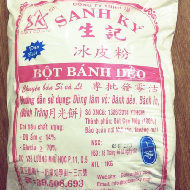 Bột bánh dẻo Sanh ký 1kg