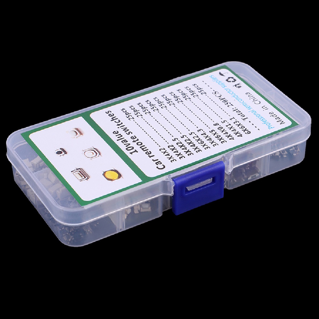 Set 250 Nút Bấm 10 Loại Chuyên Dụng Cho Xe Hơi