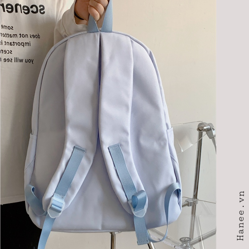 Balo Đi Học Kiểu Basic Nam Nữ Ulzzang B12