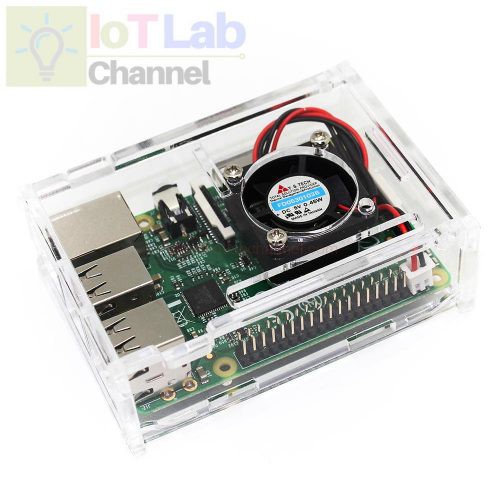 Vỏ case Raspberry Pi V2 kèm quạt