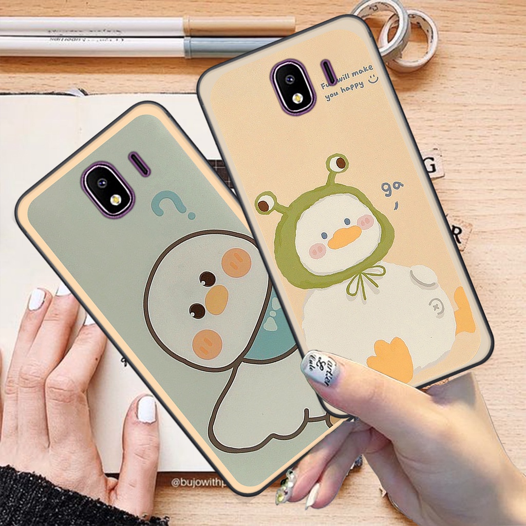 Ốp Samsung J4 2018 bộ hình cute dễ thương gấu thỏ xinh xắn vẽ tay lạ mắt