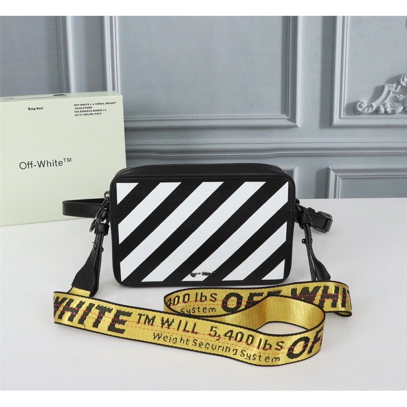 Túi đeo chéo nam da thật cao cấp Off White