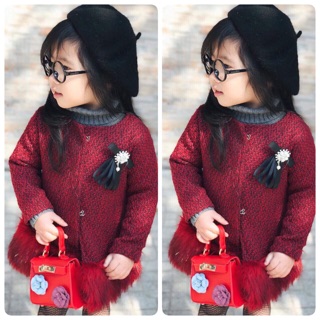 Áo dạ dáng dài BG