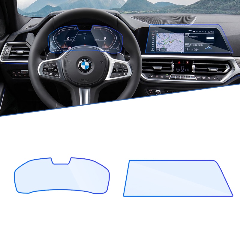 Miếng Dán Cường Lực Màn Hình Định Vị GPS Cho Xe Hơi BMW 3-Series G20 MK7 2019~2022