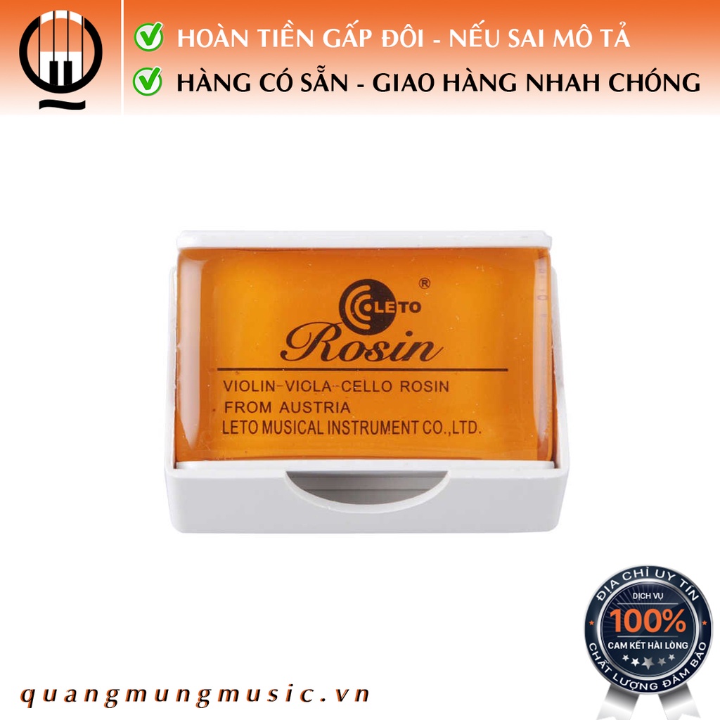 Sáp Nhựa thông Rosin Cao Cấp cho đàn Violin - Viola - Cello - Đàn Nhị