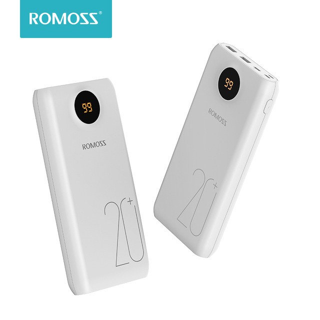 Pin Sạc Dự Phòng Romoss SW20 Pro 20000mAh QC3.0, Sạc Nhanh 2 Chiều Type C - BH 1 Năm - Hưng Long PC