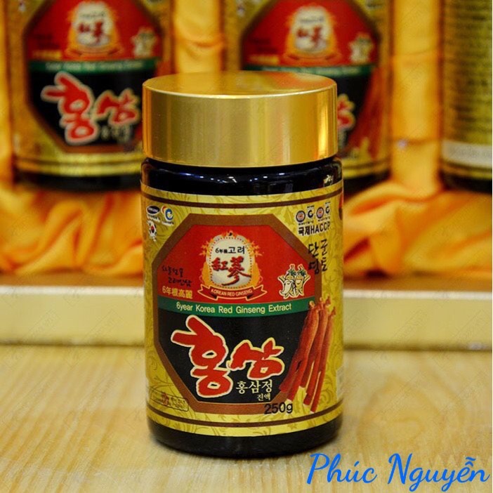 Cao Hồng Sâm Hàn Quốc 6 Năm Tuổi ( hộp 4 lọ x 250gr)