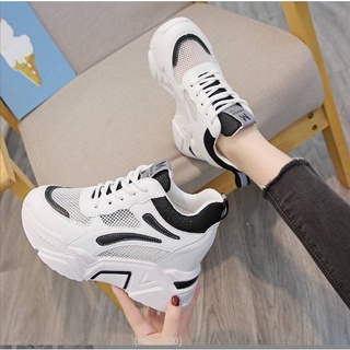 GIÀY THỂ THAO NỮ ĐỘN ĐẾ 7CM T04