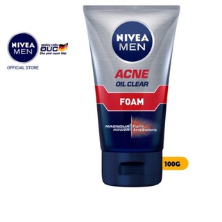 Sữa rửa mặt nivea men giảm nhờn mụn