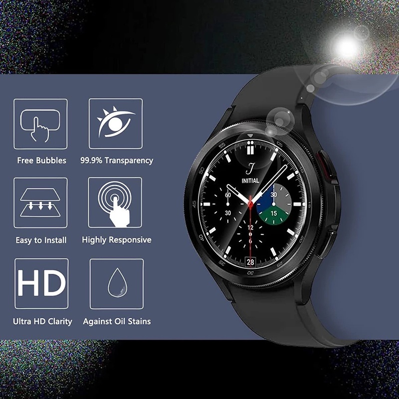 Kính cường lực TBTIC bảo vệ màn hình cho đồng hồ Samsung Galaxy Watch 4 Classic 46mm 42mm 40mm 44mm