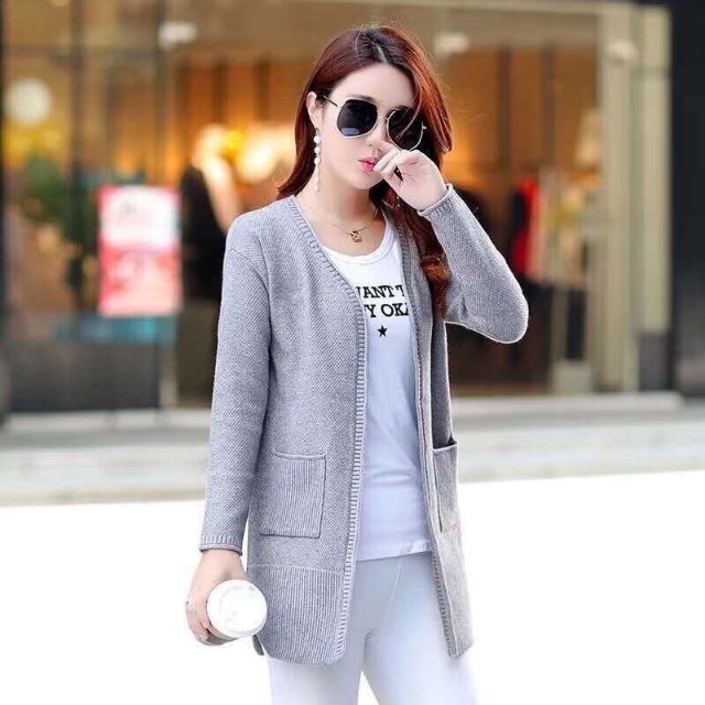 Combo áo len + quần baggy