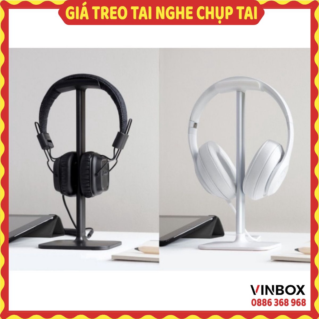 Giá Đỡ Treo Tai Nghe Chụp Đầu Gaming Chụp Tai HeadPhone Thân Nhôm Dễ Tháo Lắp VINBOX X3