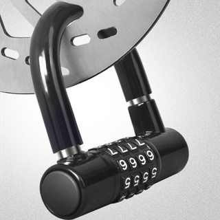 Ổ khóa chữ U mini 4 mã số chống cắt,chống trộm