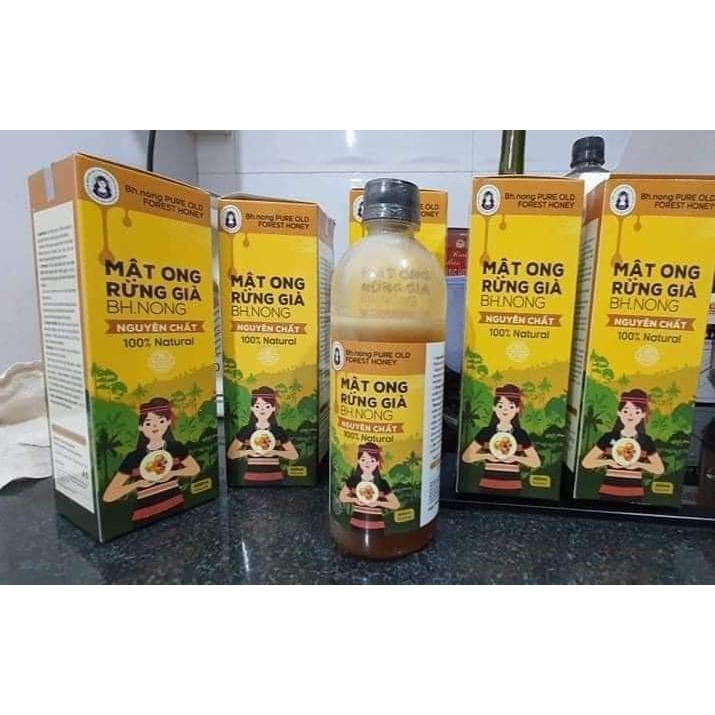 Mật ong rừng già - tinh bột nghệ núi Bh.nong