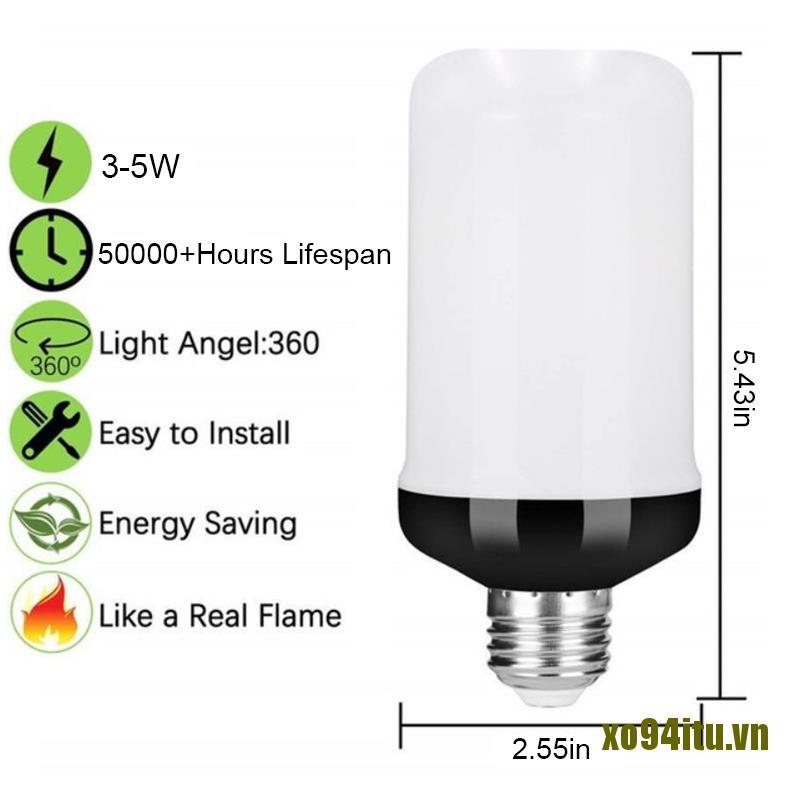 1 Bóng Đèn Led Giả Ngọn Lửa E27 E94Itu