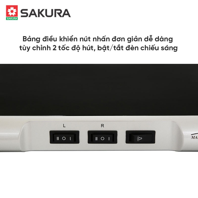 Máy hút khói Sakura SR-2883B - Hàng chính hãng - Bảo hành 24 tháng