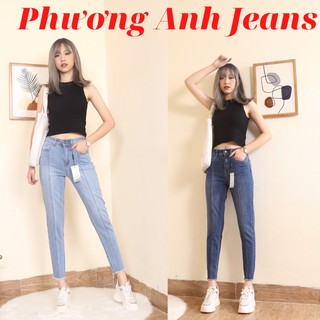 Quần Jeans Nữ Vnxk Xịn - Co Giãn 4 Chiều Dáng Boyfriend Cạp Cao
