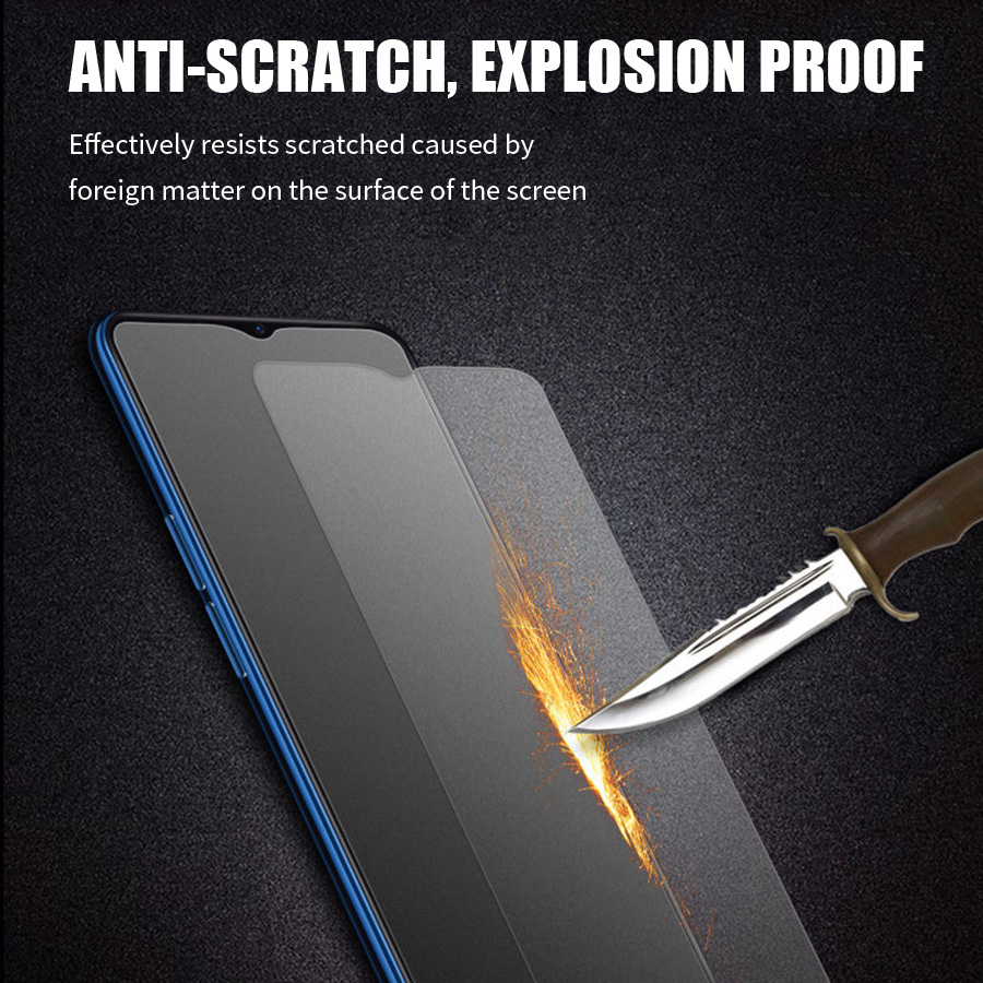 OPPO F5 F7 F9 F11 Pro Reno 4 3 A5 A9 2020 A3S A5S A12 A12E A31 A83 A92 A52 Matte Tempered Glass Screen Protector Frosted Anti-Glare Anti Fingerprints