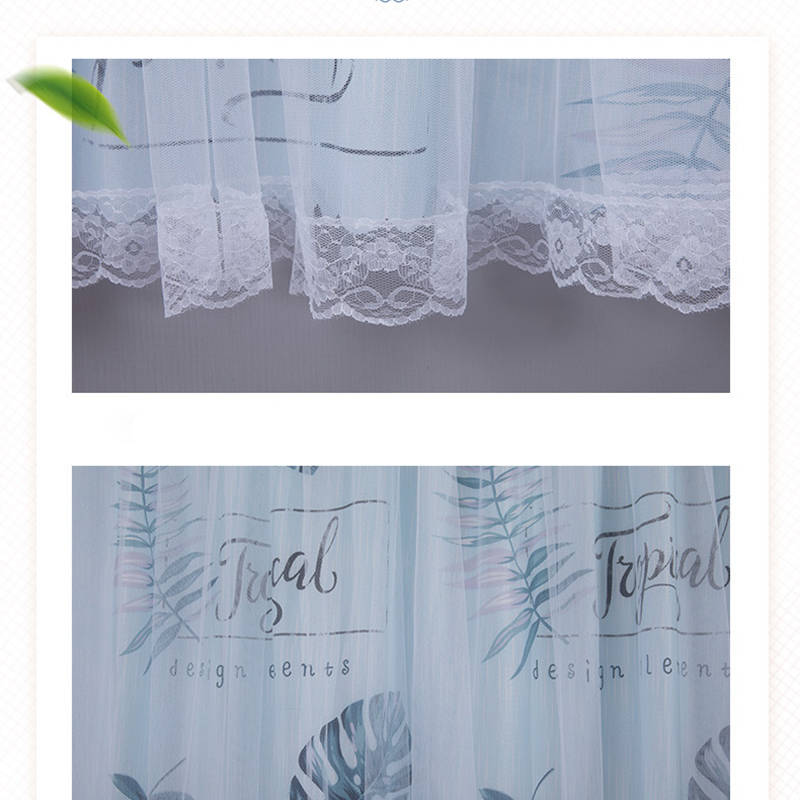 Rèm cửa OSSAYI thiết kế dán tường phong cách sáng tạo 0.9x1.8m