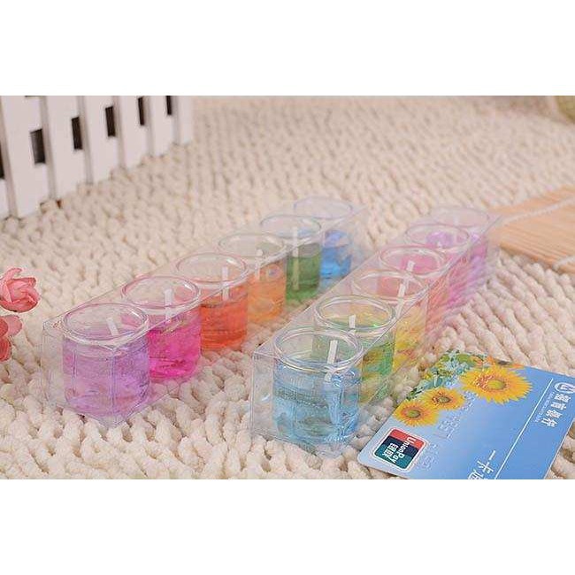 [Giá shock]Bộ 6 nến sáp, đèn cầy sinh nhật, nến tạo hình (sku 278-001)