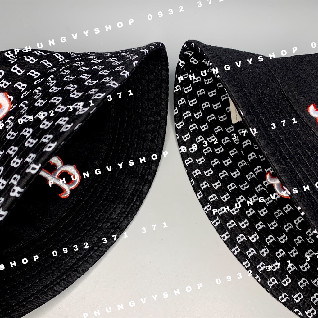 Mũ bucket cực hot unisex - HAI MẶT CỤP CHỮ BÊ B - nón sụp tai bèo vành