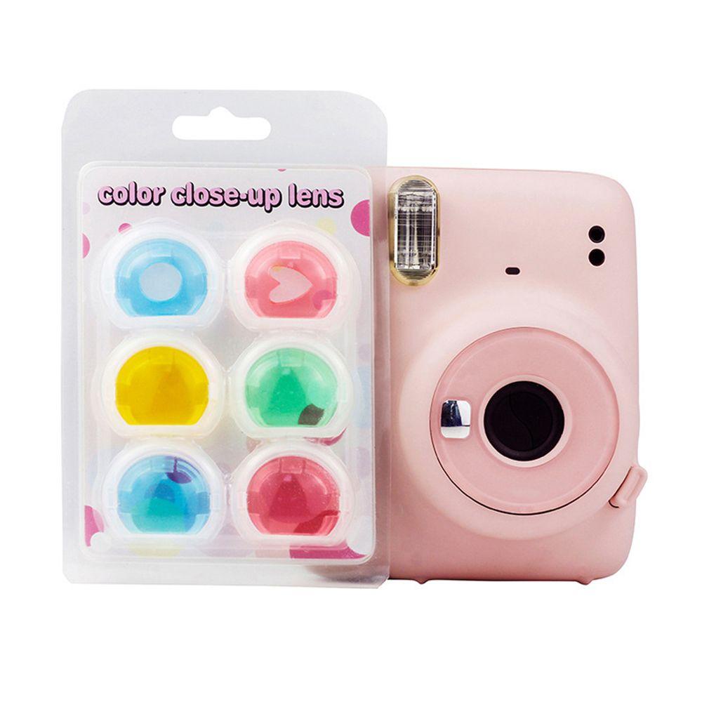 BTLIMER Bộ 6 Kính Lọc Nhiều Màu Sắc Cho Máy Ảnh Fujifilm Instax Mini 11