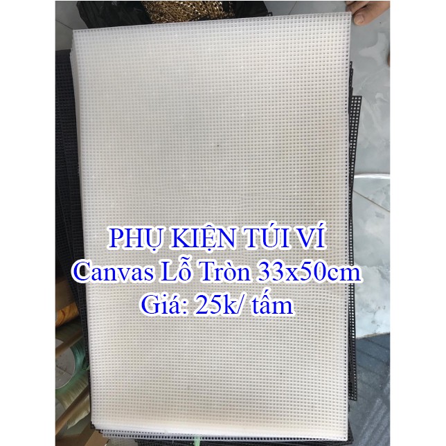 Canvas Lót Túi Hình Chữ Nhật (Size 33*50cm và 40*60cm)