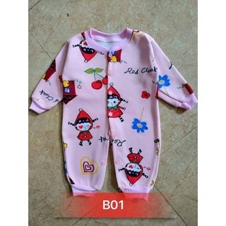 [BÁN LẤY TƯƠNG TÁC] Bộ body nỉ bông cho bé trai/ gái 4-11kg