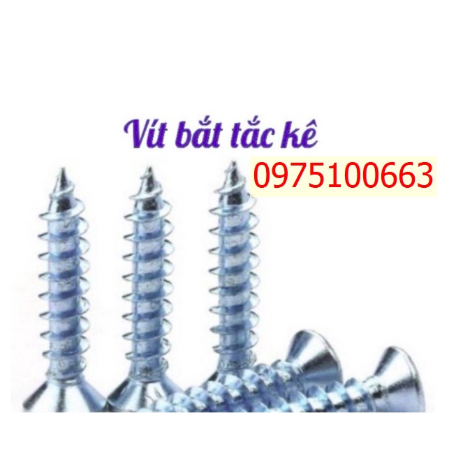 Vít bắt tắc kê nhựa 2F 3F 4F 5F 6F 7F  - Vít tắc ke - vít