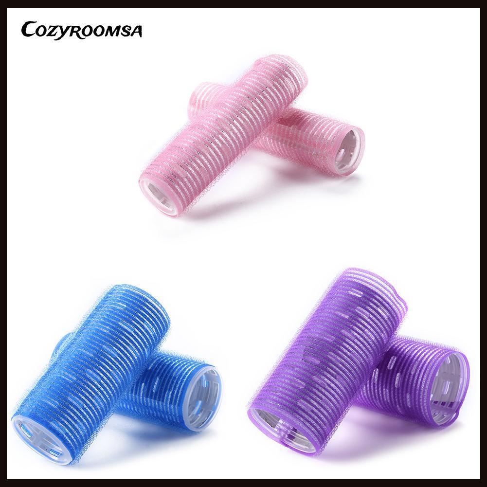 Set 2 Lô Uốn Tóc Tự Dính Dùng Để Tạo Kiểu Tóc Tiện Lợi