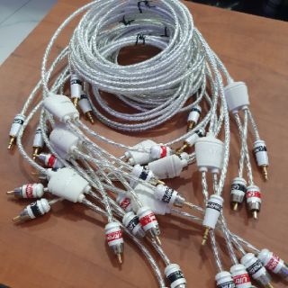 Dây 3.5 ra 2 AV UTRALINK hàng bãi canada Chiều dài 2m