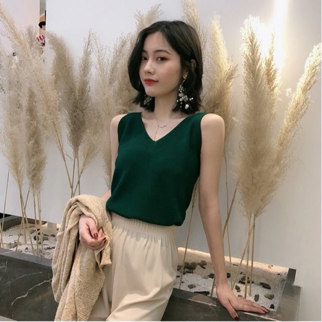 áo len ba lỗ