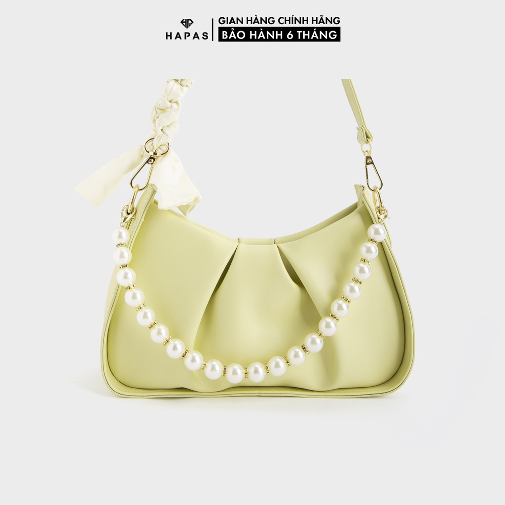 Túi xách nữ 3 kiểu đeo vai quai xách bag đeo chéo dây lụa Sz 24 Hapas - TDV24244