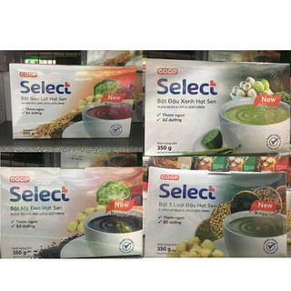 Combo 4 hộp bột gạo lứt - mè đen hạt sen - đậu xanh - 5 loại đậu