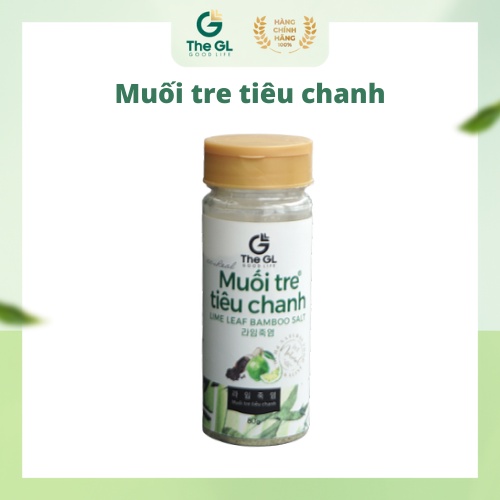 Muối Tre Hàn Quốc The GL- Cung Cấp Khoáng Chất, Không Vi Nhựa, Không Kim Loại nặng, Độ Kiềm Cao- Lọ 80g