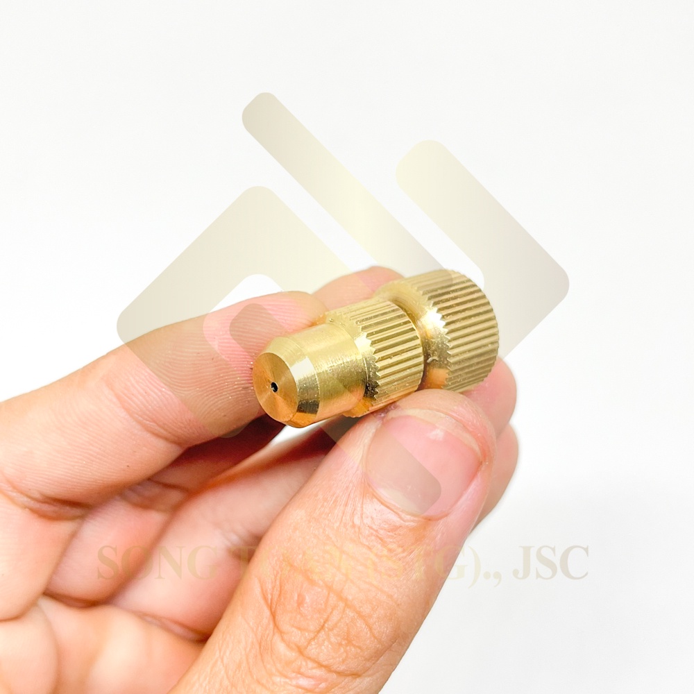 Béc Phun Cá Sấu Ren Trong G 1/4 13 Điều Chỉnh Bán Kính Góc Phun Bình Xịt Khử Khuẩn Làm Mát Mái Bằng Đồng Thau