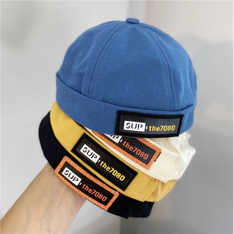 [Mã FAMARAL1 giảm 10K đơn 50K]Mũ quả dưa địa chủ beanie in chữ SUP the 7080 – LOPDOP OFFICAL