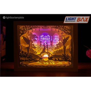 Hộp đèn ngủ 3D -  Quà tặng đám cưới  ý nghĩa - Hộp đèn trang trí