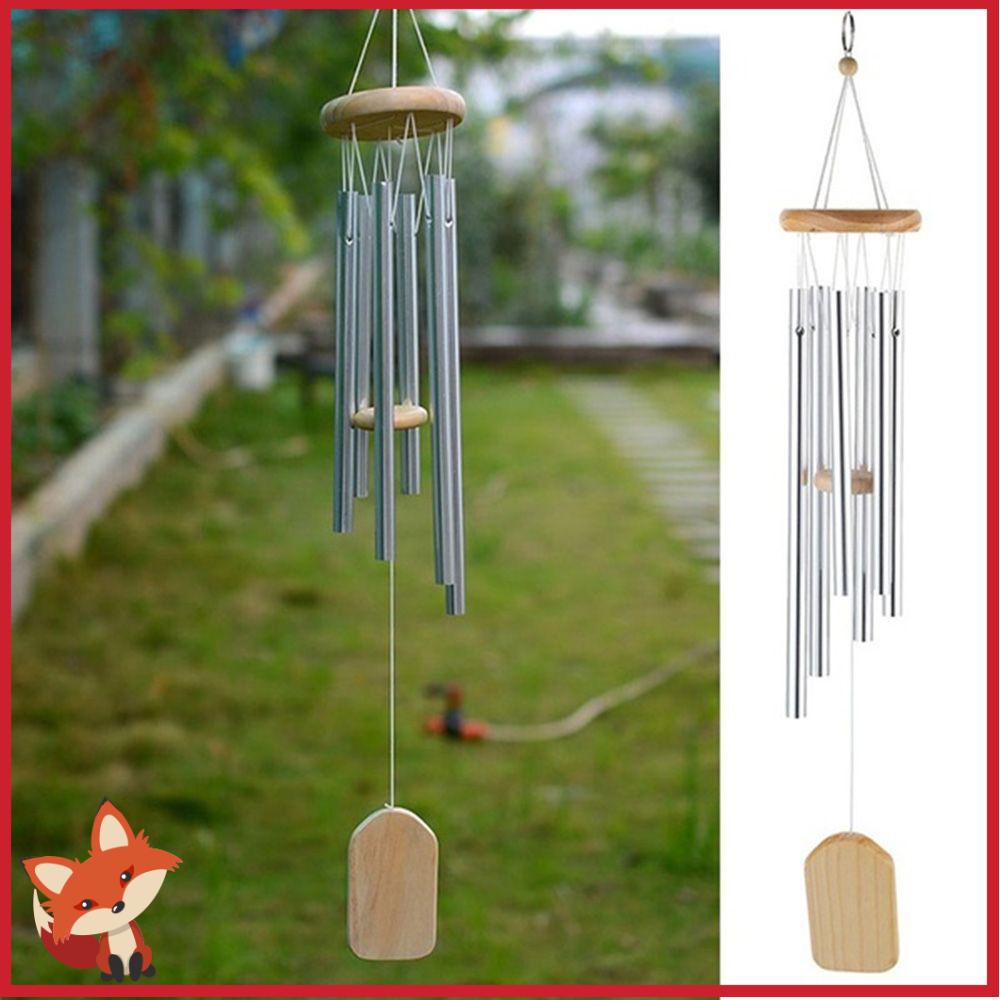 Chuông Gió Treo Trang Trí Bằng Gỗ Và Kim Loại Phong Cách Retro