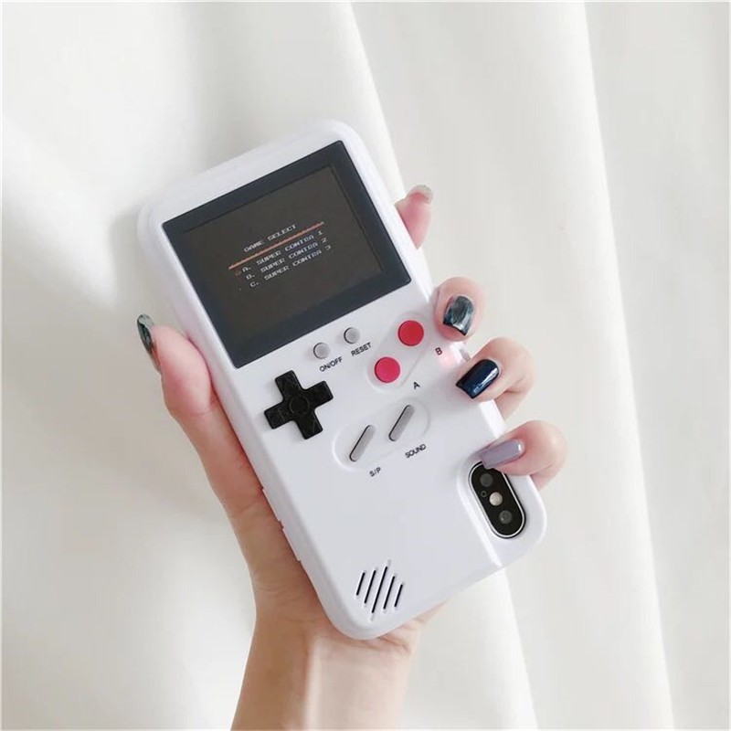 Ốp Điện Thoại Tích Hợp Máy Chơi game Cổ Điển Cho iphone 11 pro MAX X 8 7 13Pro 14Pro MAX XS MAX 12 pro
