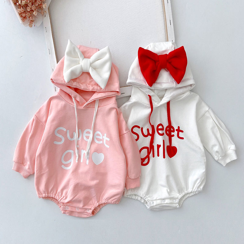 Áo hoodie liền thân tay dài dáng rộng/Quần legging thời trang xuân thu dành cho bé trai và bé gái sơ sinh