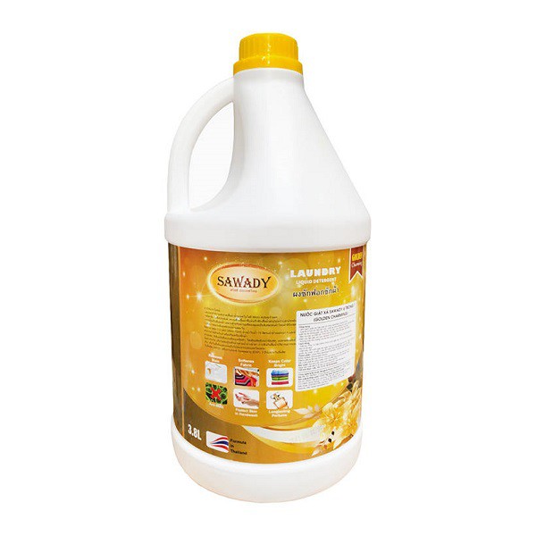 Nước giặt xả đậm đặc 6 trong 1 Sawady Thái Lan 3,8L