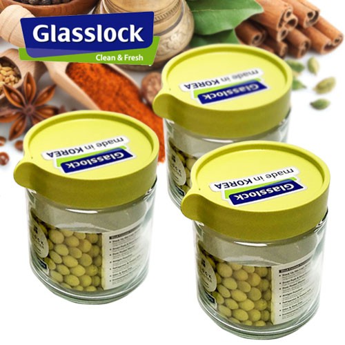 Bộ 3 hũ đựng thủy tinh GLASSLOCK 400ml IG784 | BigBuy360 - bigbuy360.vn