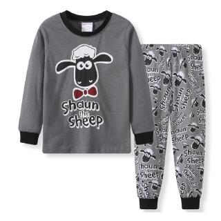 Bộ Đồ Ngủ Cotton Thoải Mái In Hình Chú Cừu Hoạt Hình Cho Bé Trai 2-7 Tuổi