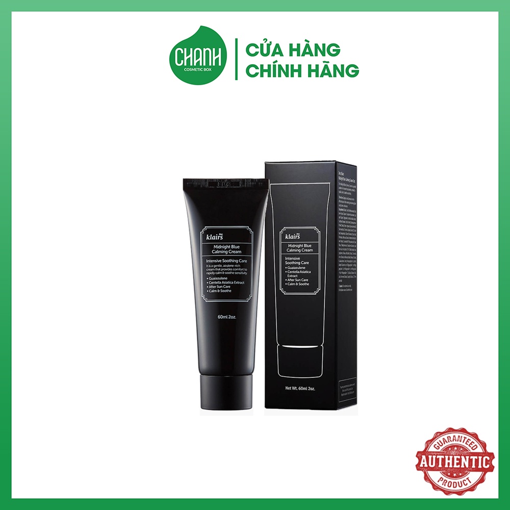  Kem dưỡng Klairs Midnight Blue Calming Cream 60ml 
