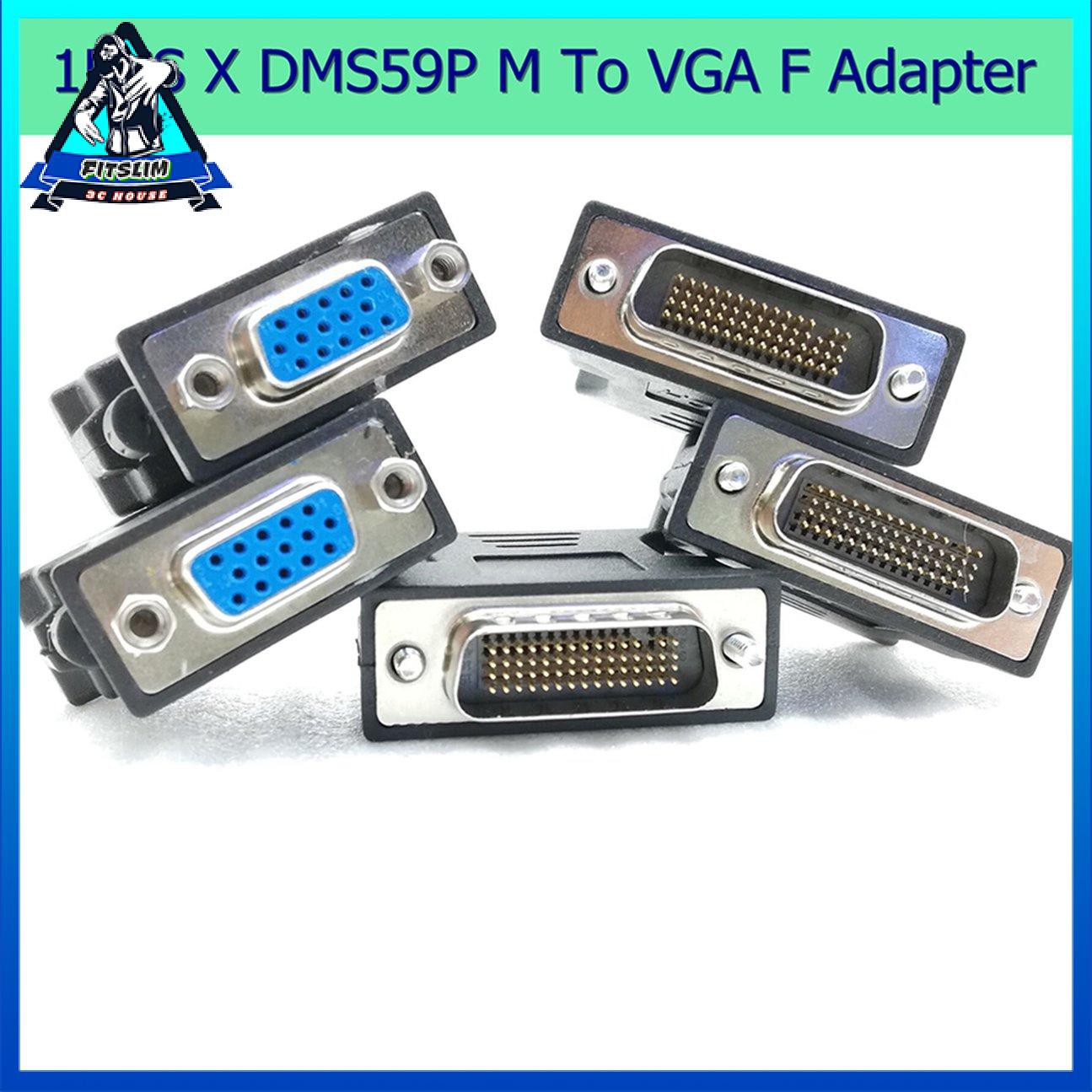 1 đến 1 DMS-59 DMS59 59Pin DVI Male to 1-Port VGA Female Video Y Splitter