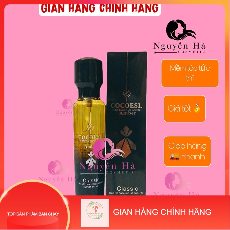 Tinh dầu dưỡng tóc cocoesl hương nước hoa bóng mềm tóc chai 60ml | mỹ phẩm tóc nguyễn hà