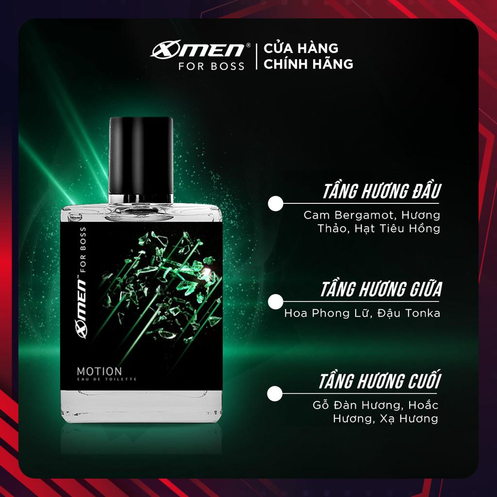 Nước hoa xmen for boss mùi motion 49ml full hộp sang trọng, Nước hoa EDT X-Men for Boss Motion 49ml - Mùi hương năng độn | BigBuy360 - bigbuy360.vn