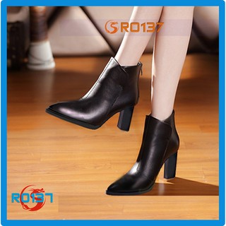 Giày bốt boot nữ đẹp Rosata sang trọng RO137