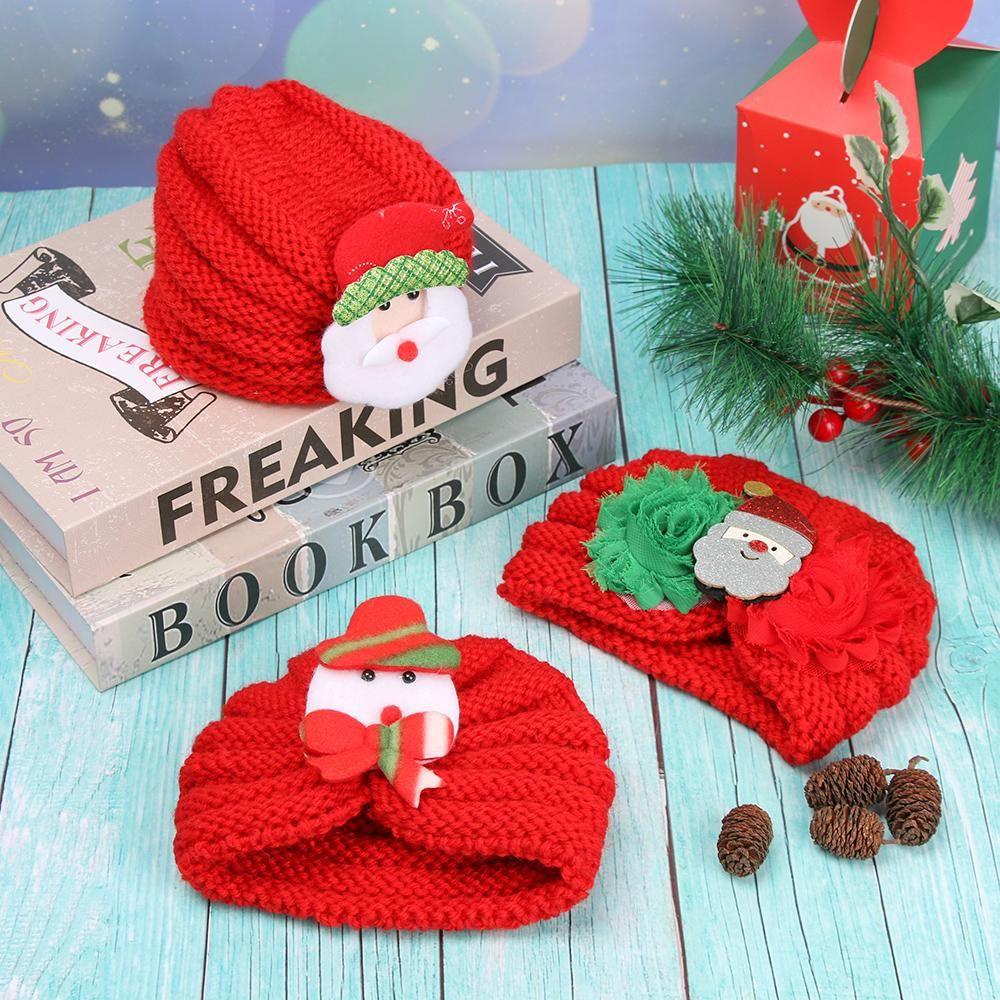 LAY 1 Mũ Ông Già Noel Mềm Mại Phụ Kiện Chụp Ảnh Cho Bé